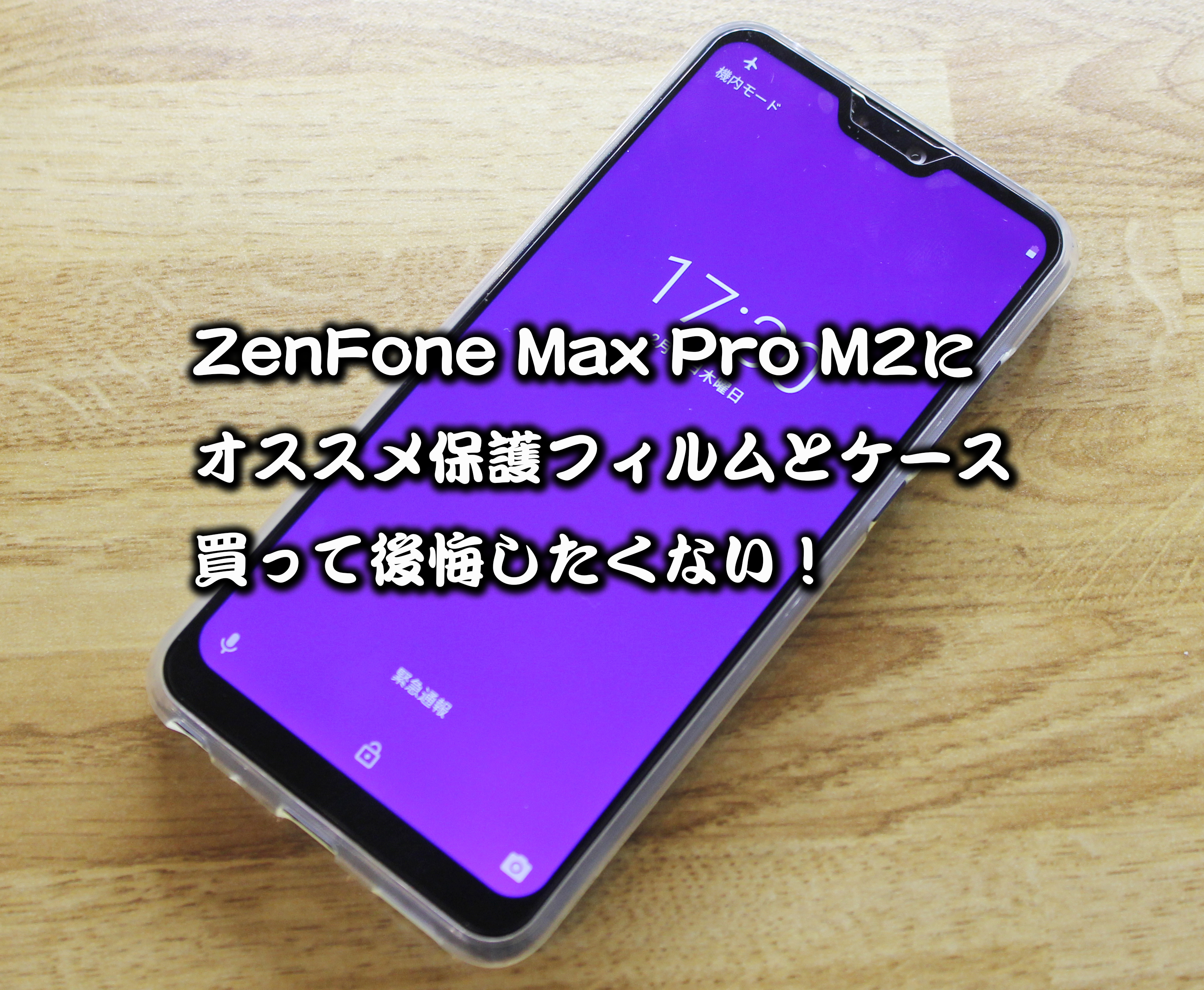立派な Zenfone Max Pro M2 ケース サゴタケモ